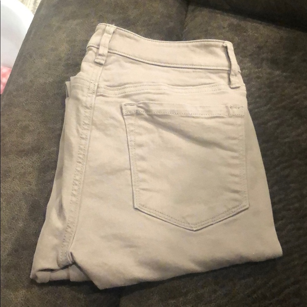 tan skinny jean